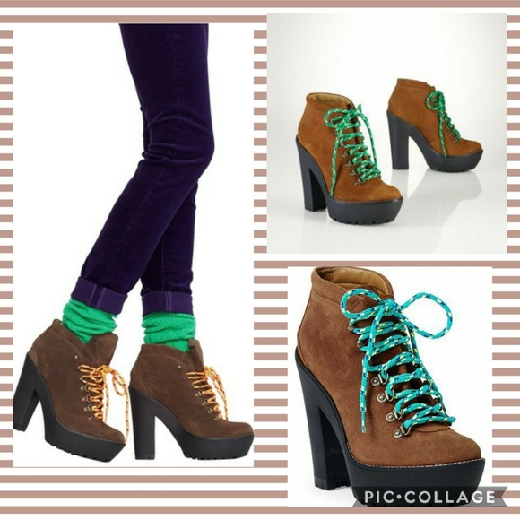 Polo by Ralph Lauren Helene High Heel Hiking Boots - Picture 7 of 7
